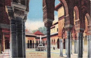 Lot 54 spain granada alhambra lions courtyard galleries