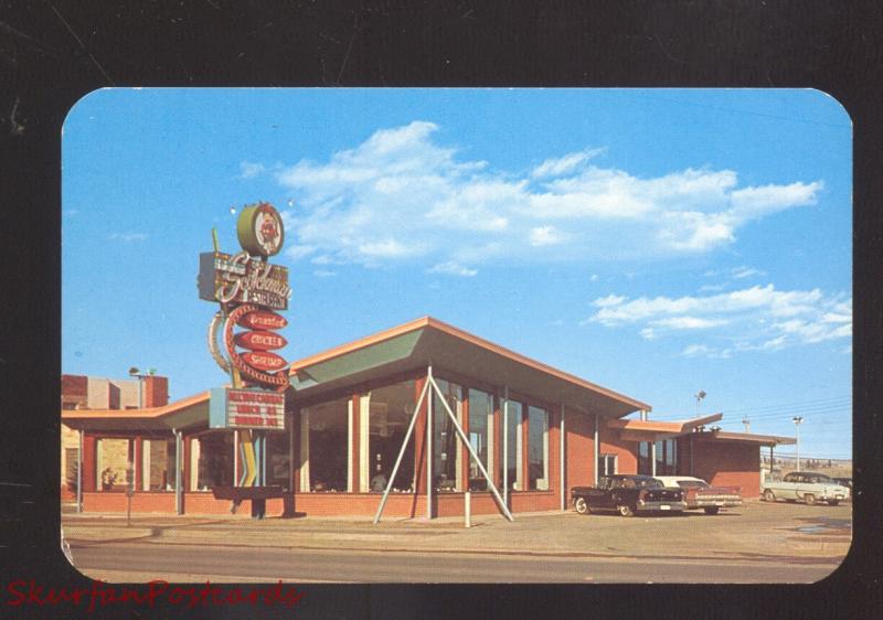 COLORADO SPRINGS COLORADO SCOTCHMAN RESTAURANT 1950's CARS OLD POSTCARD