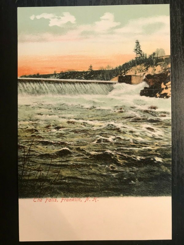 Vintage Postcard 1901-1907 The Falls Franklin New Hampshire