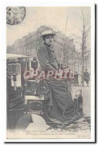 Paris New Postcard Old Women check Mrs. Lutgen former Countess of Pin the Gue...