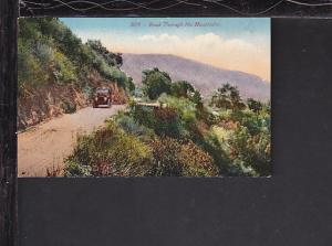 Automobile,Road Through the Mountains Postcard 
