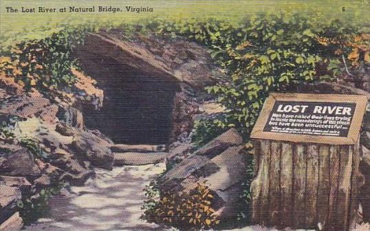 The Lost River At Natural Bridge Virginia