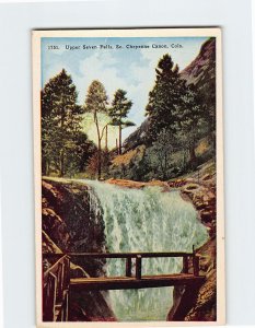 Postcard Upper Seven Falls, So. Cheyenne Cañon, Colorado Springs, Colorado