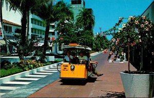 Florida Miami Beach Lincoln Road Mall Sightseeing Tram