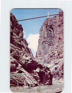 Postcard Vista of the Royal Gorge and World's Highest Bridge Arkansas River CO