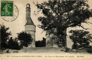 CPA   Environs de Bagnoles-de-L'Orne - Les Tours de Bonvouloir (XV s. ) (356222)