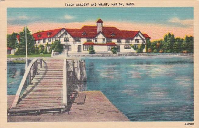 Massachusetts Marion Tabor Academy and Wharf