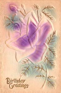 Post Card Old Vintage Antique Birthday Greeting