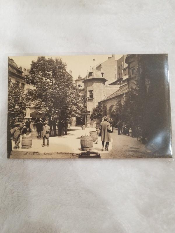 Antique Postcard, Munchen, Konigl Hofbrauhaus