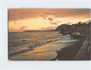 Postcard Sunset Over The Bay, Sidmouth, England