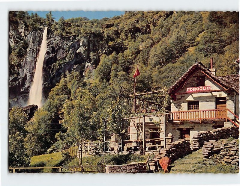 Postcard Foroglio, Valle Bavona, Foroglio, Switzerland