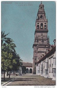 Patio de los Naranjos y Torre de la Catedral, Cathedral Tower, Cordoba, Andal...