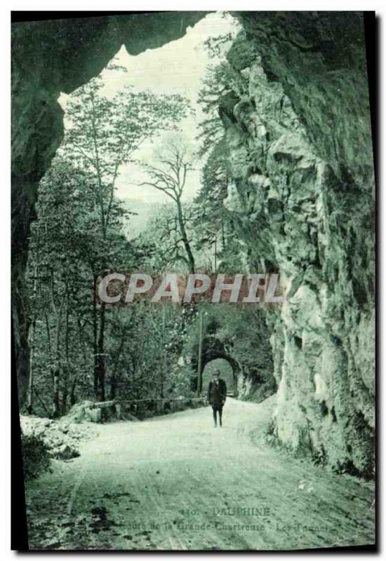 Old Postcard Route Grande Chartreuse Tunnels