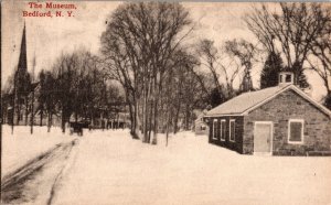 View of the Museum, Bedford NY c1920 Vintage Postcard M46