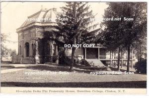 RPPC, Alpha Delta Phi, Hamilton College Clinton NY