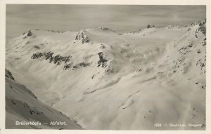 Mountaineering Austrian Alps Tyrol Brullerkopfe mountain scenic photo postcard