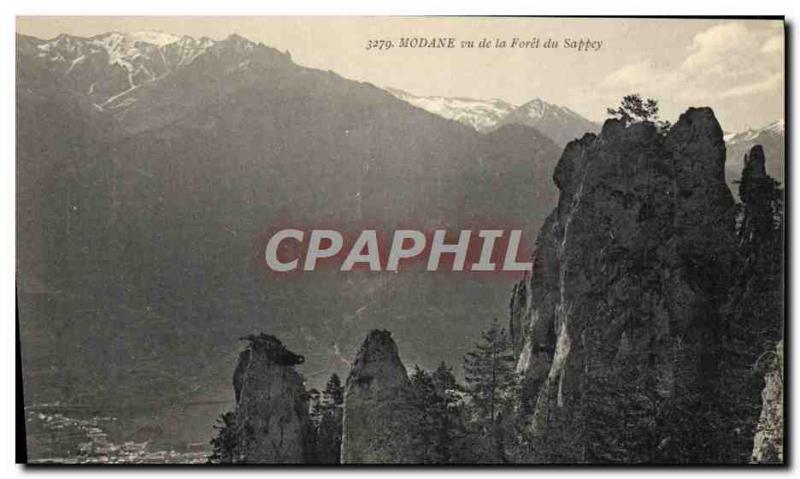 Old Postcard Modane Vu De La Foret Du Sappey