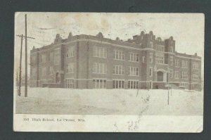 1907 Post Card La Crosse Wi High School