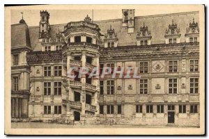 Postcard Old Chateaux of the Loire Chateau de Blois staircase Francois I.