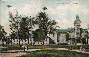 Postcard Packer Hospital Sayre PA 1907