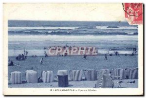 Old Postcard Lacanau Ocean View On I & # 39Ocean