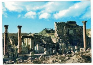 Jordan 1964 Unused Postcard Jerash Ruins of Ancient Roman City Archeology