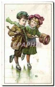 Chromo Ricordeau Loudun Cassegrain Children Skates has galce