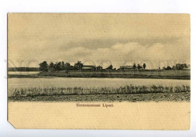 214104 FINLAND Simannanniemi Liperi Vintage postcard