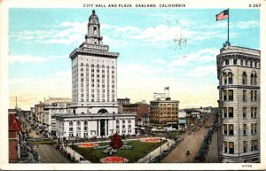 California Oakland City Hall and Plaza 1930