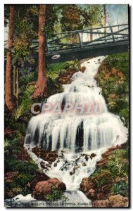 Old Postcard On The Trail Shasta California Shasta Springs Road