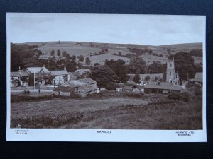 North Yorkshire RAMSGILL Village & Church - Old RP Postcard by Lilywhite