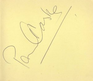 Unidentified Vintage Early Ballet Hand Signed Autograph