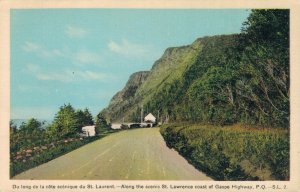 Canada Along the Scenic St. Lawrence coast of Gaspe Highway Quebec 05.97