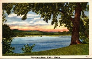 Maine Greetings From Unity