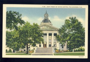 Tallahassee, Florida/FL Postcard, East Front Of State Capitol Building