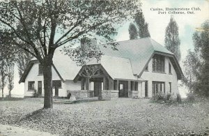 1916 Port Colborne Ontario Casino Humberstone Club Leslie Postcard 25-9774