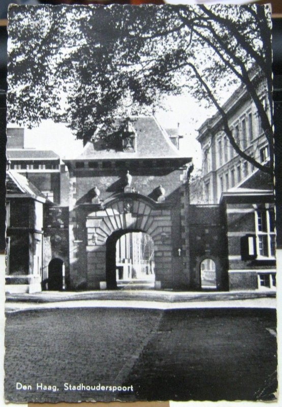 Netherlands Den Haag Stadhouderspoort - posted 1957