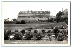 c1940's Dorchester House Ocean Lake Oregon OR RPPC Photo Vintage Postcard