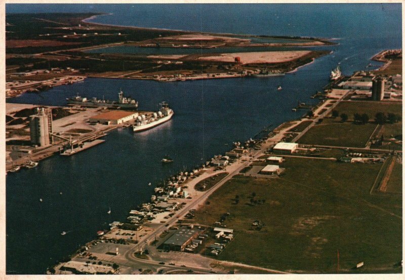 Postcard Sea Gem Restaurant & Shell Shop Fantastic Dining Port Canaveral Florida 