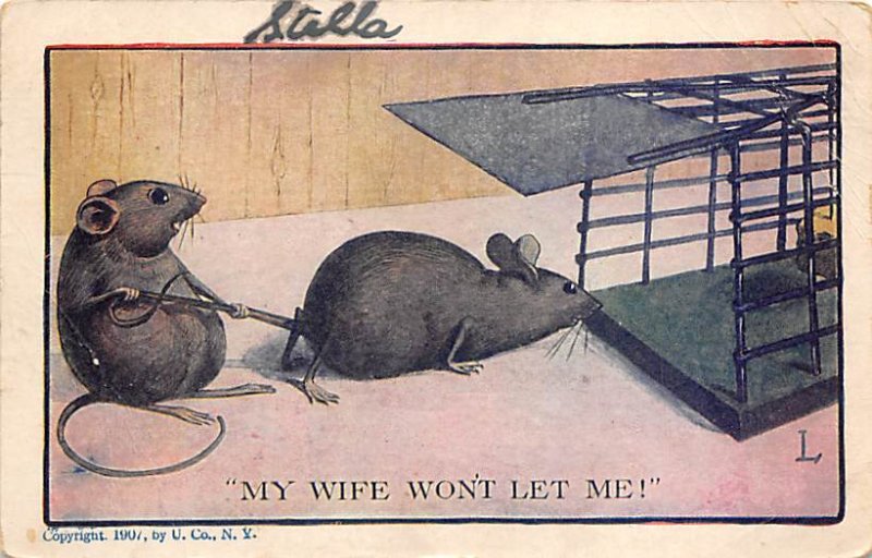 My Wife wont Let Me Mice 1909 