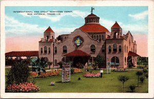 Postcard International and Great Northern Depot in San Antonio, Texas