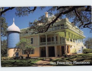 Postcard San Francisco Plantation Reserve Louisiana USA