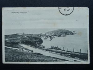 Cornwall NEWQUAY The Headland c1902 UB Postcard by Stewart & Woolf 1204