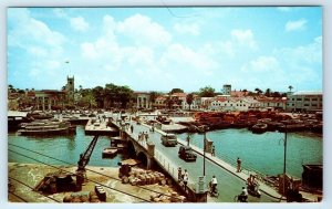 The Chamberlain Bridge Bridgetown BARBADOS 1962 Postcard