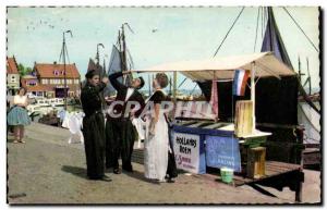 Old Postcard Volendam Holland Netherlands