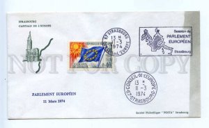 418279 FRANCE Council of Europe 1974 year Strasbourg European Parliament COVER