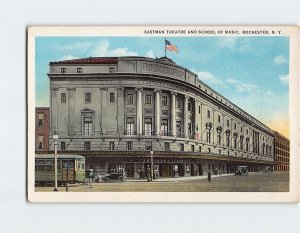 Postcard Eastman Theatre And School Of Music Rochester New York USA