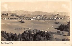 Scheidegg Germany Scenic Birdseye View Real Photo Antique Postcard K22503