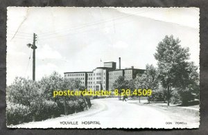 h3670 - ROUYN NORANDA Quebec 1950s Youville Hospital Real Photo Postcard