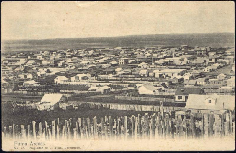 chile, PUNTA ARENAS, Panorama (1910s)